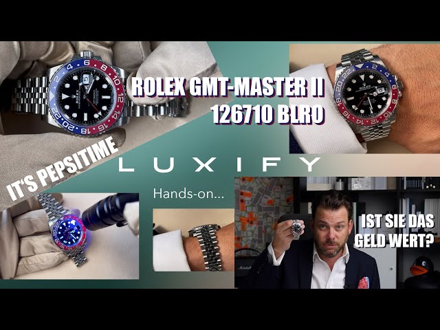 ROLEX PEPSI! Die Rolex GMT-Master II 126710BLRO im Luxify Review. Ist die Pepsi-GMT das Geld wert?