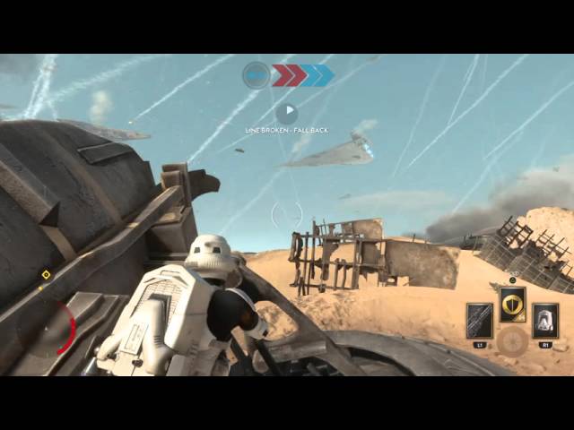 Star Wars Battlefront PS4 - They're flying really low...