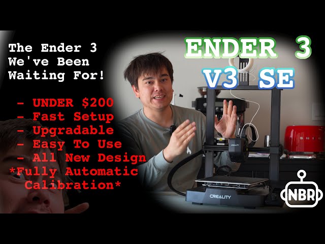 Ender 3 V3 SE - The Best Printer for Beginners (Under $200!?)
