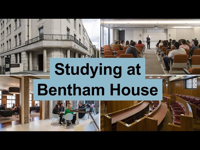 Welcome to Bentham House - Home of UCL Faculty of Laws