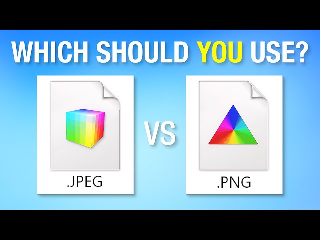 Are You Using the WRONG Image Format?