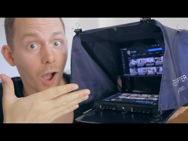 Direct Eye Contact on Remote Calls! How to build a Teleprompter Studio for under $200!