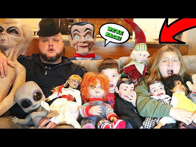ATTACK OF THE VILLAINS! Villains RETURN AND STEAL BABY NEW YEAR! Slappy, Slappys Family, Alien Baby