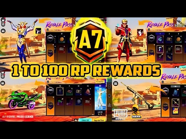 A7 Royal Pass  Exclusive Leaks Rewards, and Ace 7 Unveiled PUBG Mobile BGMI