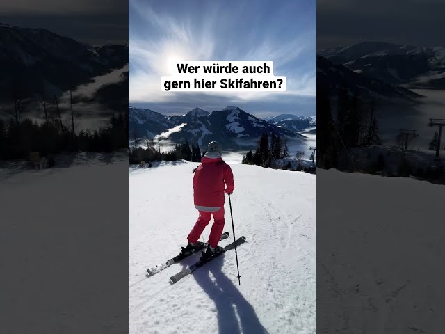 Talabfahrt nach Brixen in der SkiWelt Wilder Kaiser - Brixental #shorts