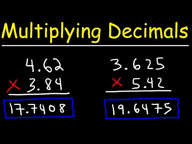 Multiplying Decimals - Basic Introduction!