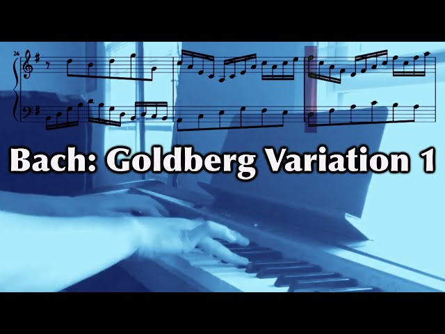 Tween Frame: Bach Goldberg Variations - Variation 1