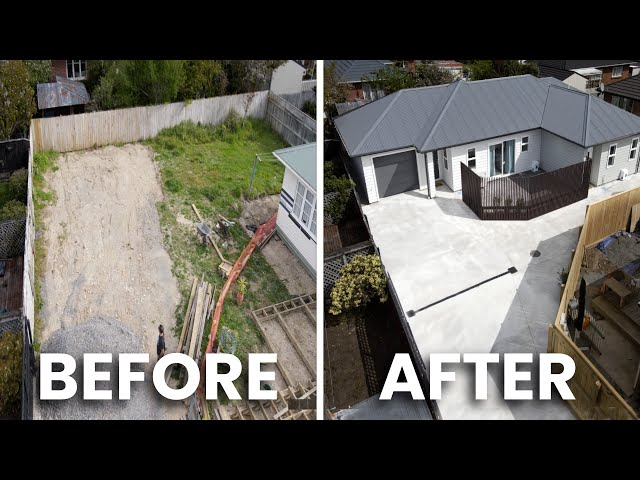Transforming a Backyard Into Two New Homes | Timelapse