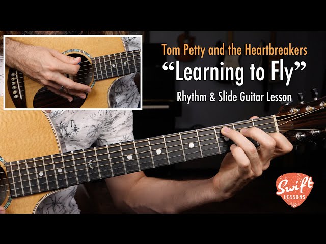 Tom Petty "Learning to Fly" Easy Rhythm & Slide Guitar Lesson