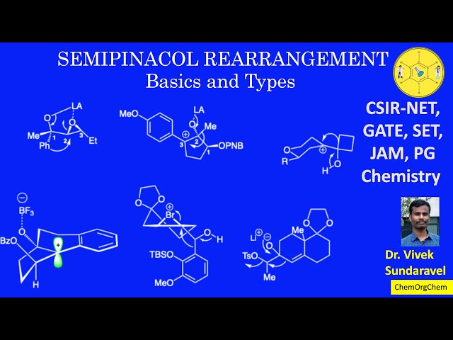 Unlocking the Secrets of Semipinacol Rearrangement  |Basics| Types|#csirnet #gateexam #jamchemistry