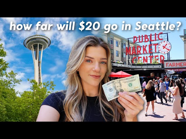 What $20 Will Get You In Seattle For A Day... before & after inflation