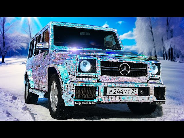 We cover a G-Wagen with sequin - how will people react?