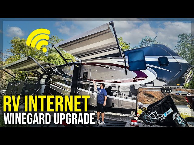 Winegard Gateway 4g LTE Wifi Router Install & Speed Test (RV Internet Upgrade)