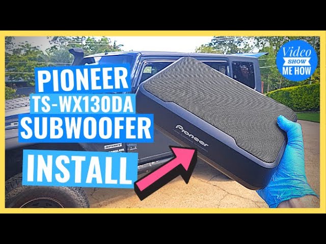 Pioneer TS-WX130DA Compact Slim Active Subwoofer - INSTALL (2/3 Install Series)