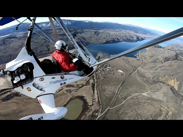 466. Test Flight with New Prop. Flying Loops above North Ridge. Kamloops, Mar 13, 2024
