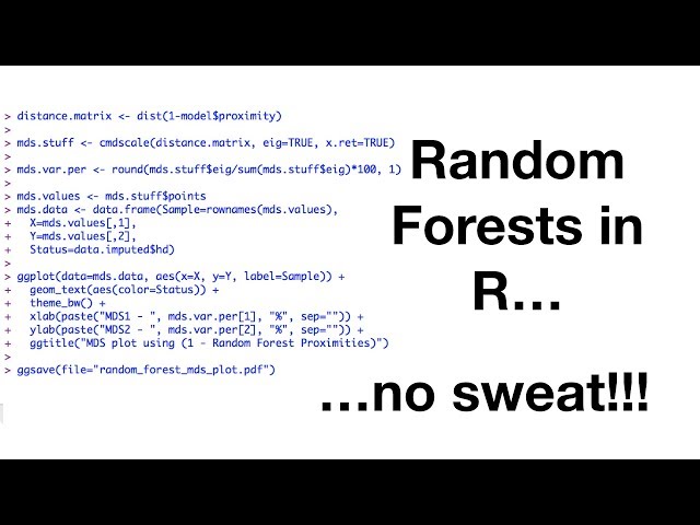 StatQuest: Random Forests in R