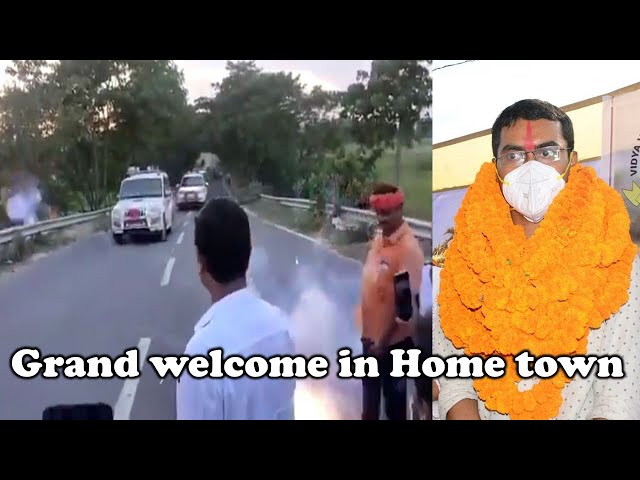 Grand Welcome of UPSC Topper Shubham Kumar in his home town | IAS Entrance