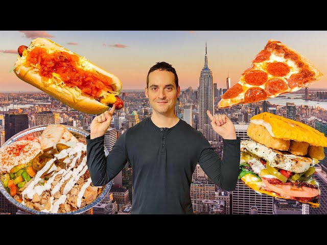 100 Hours of NYC Street Food! (Full Documentary) Cheap Eats & MORE!