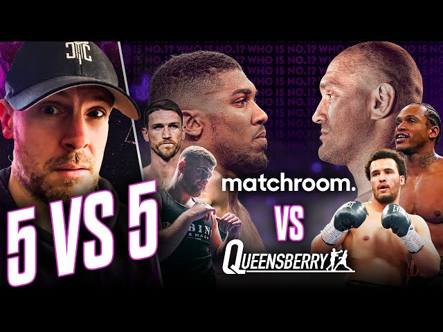 MATCHROOM VS QUEENSBERRY! | 5 vs 5 Fight Card Predictions! #FuryJoshua, #Yarde, #Bivol & More!