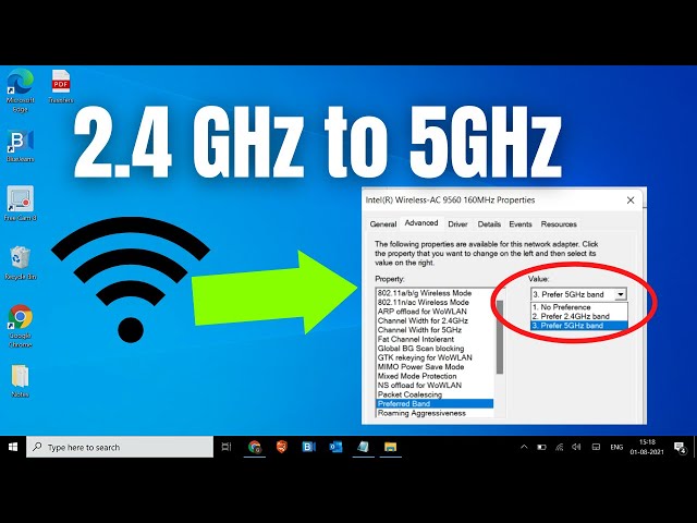 How to Change From 2.4 GHz to 5 GHz Wireless Network Adapter in Windows 11/10/8/7