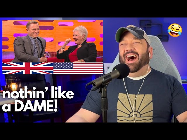 American Reacts to Graham Norton Try Not to Laugh - Part 7 *WITH BONUS DAME JUDI DENCH!*
