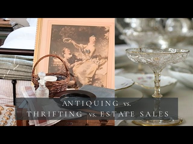 Comparing - Antique Malls, Thrift Stores & Estate Sales. Shop with me!