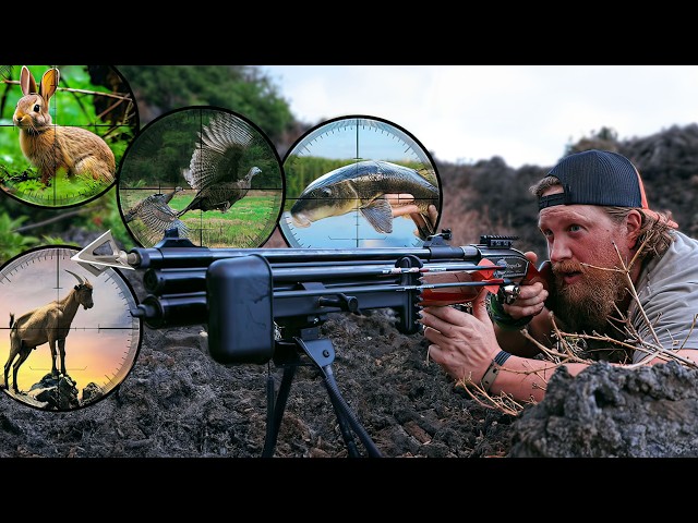 .50 cal Air Rifle Catch & Cook Movie | The Seneca Dragon Claw