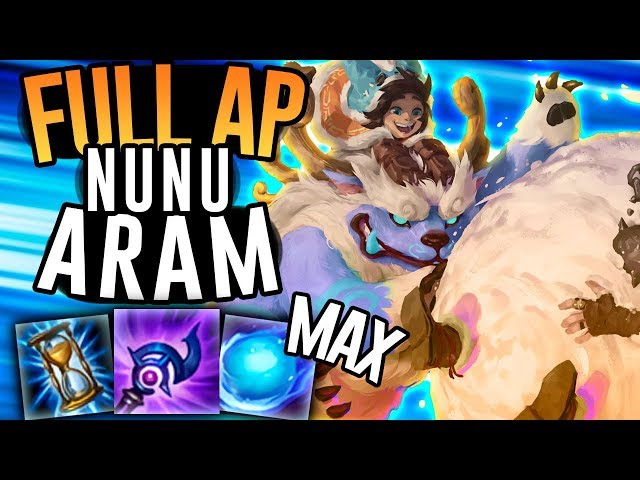 FULL AP NUNU RUNNING IT DOWN!! - Nunu ARAM - League of Legends