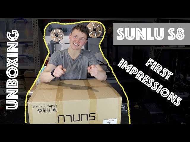Sunlu S8 3D Printer || UNBOXING & First Impressions || Another CR10 Clone?