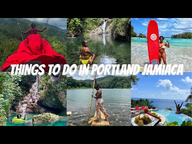 THINGS TO DO IN PORTLAND JAMAICA || BLUE LAGOONS, RAFTING ON RIO GRANDE, AWESOM FOOD PLUS MORE