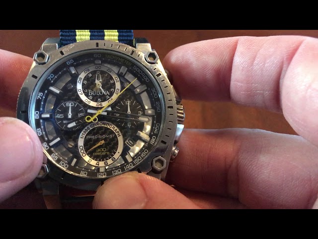 Bulova Precisionist Chronograph Watch Full Review