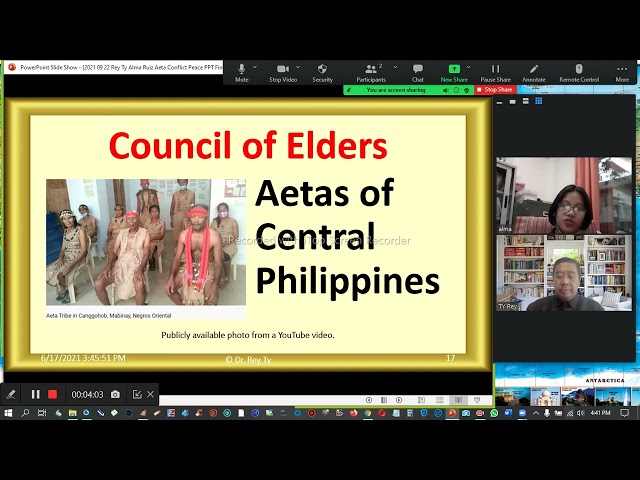 ©2021 09 13 Rey Ty & Alma Ruiz, Indigenous Peoples, Conflicts &Peacebuilding: Aetas, C. Philippines