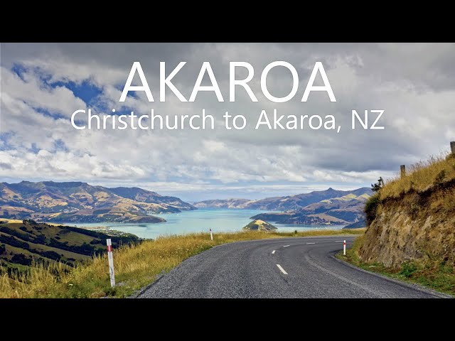 4K Scenic Drive | Christchurch to Akaroa, New Zealand