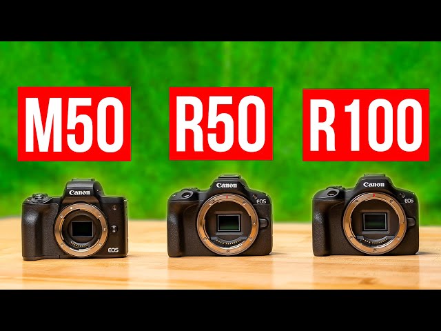 Canon R50 vs R100 vs M50 | Make The Right Choice.