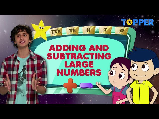 Adding and Subtracting Large Numbers | Subtract, Borrow, Add and Carry Over |Class 1 to 5 |