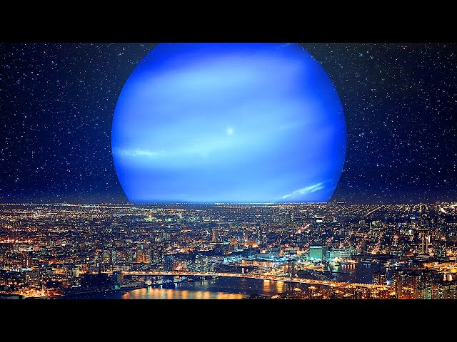 ¿Qué aspecto tendría el cielo con un Neptuno en lugar de la Luna?