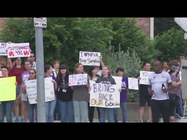 Protests erupt in HISD over layoffs