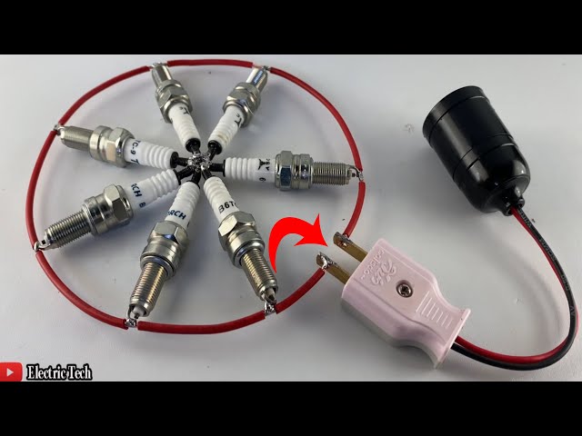 How to make 230v 5000w electricity  generator from spark plug