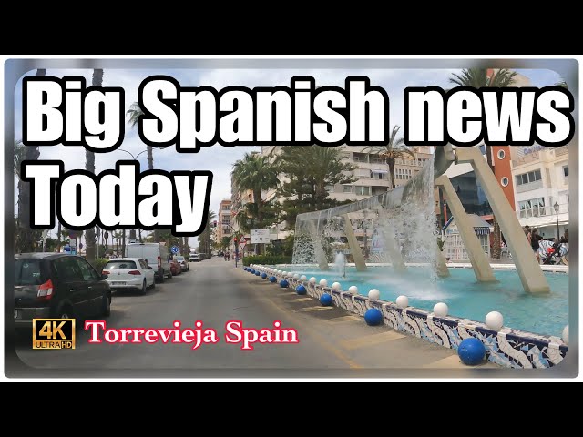 Spanish news today torrevieja vlog(protest in Spain)torrevieja costa Blanca Spain
