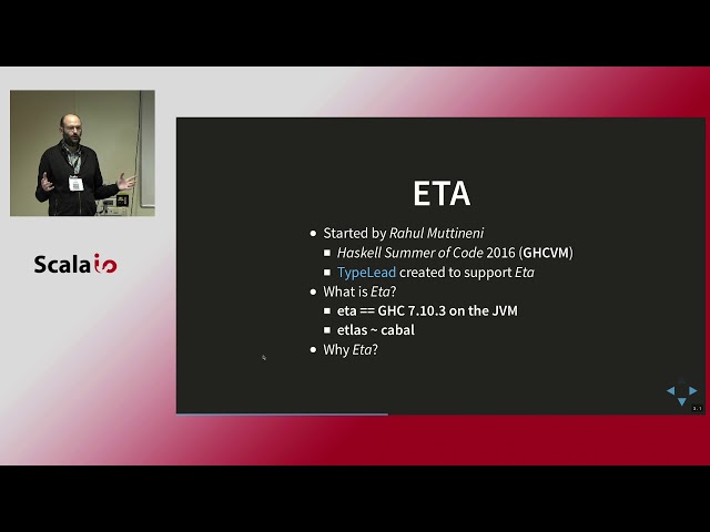Christophe Calvès - Reuniting the familly with Eta: Haskell on the JVM