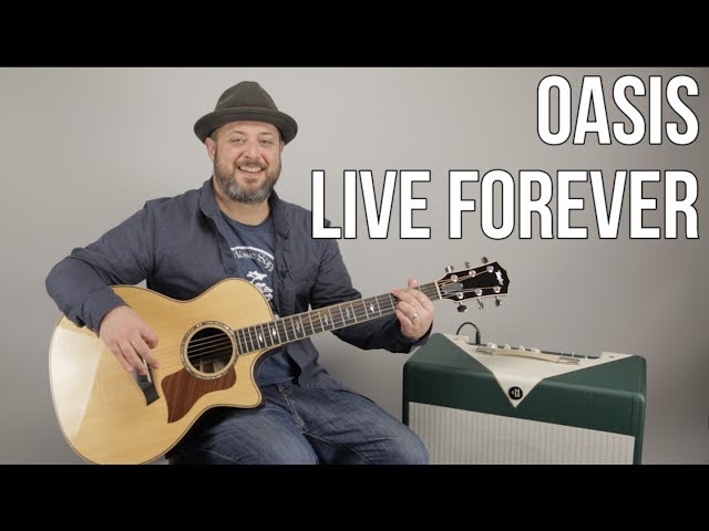 How to Play "Live Forever" by Oasis on Guitar - Easy Acoustic Songs