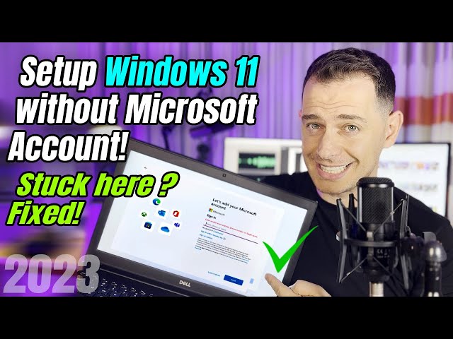 New! How to setup Windows 11 without Microsoft Account 2023 (Enable Local Account)