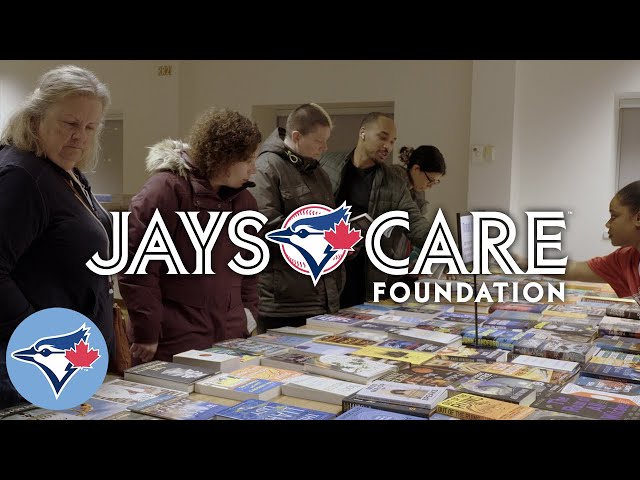 Jays Care hosts holiday book drive in support of teachers across the GTA!