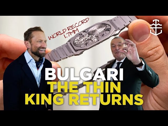 Bulgari take back Thinnest Watch World Title with Ultra COSC!