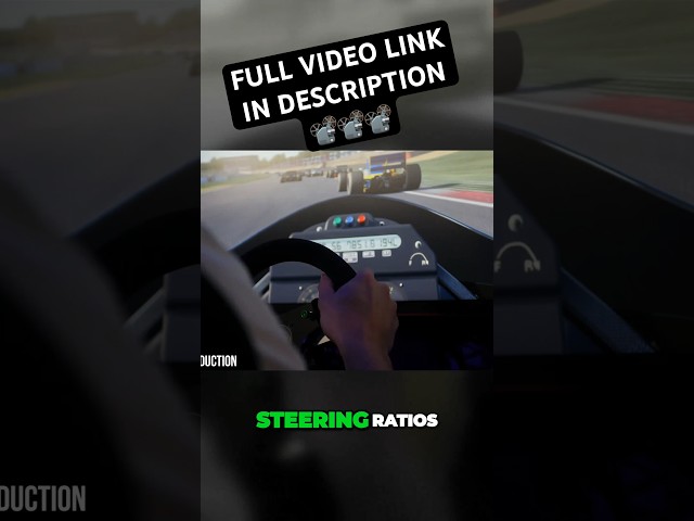 This 260mm steering wheel teleports you back to the 1980s f1 MADNESS: https://youtu.be/xtLgEqPhU-4