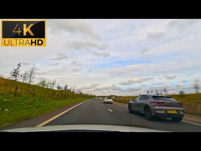 Driving Around Manchester with relaxing and calm Music 🎵 / Drive With Me