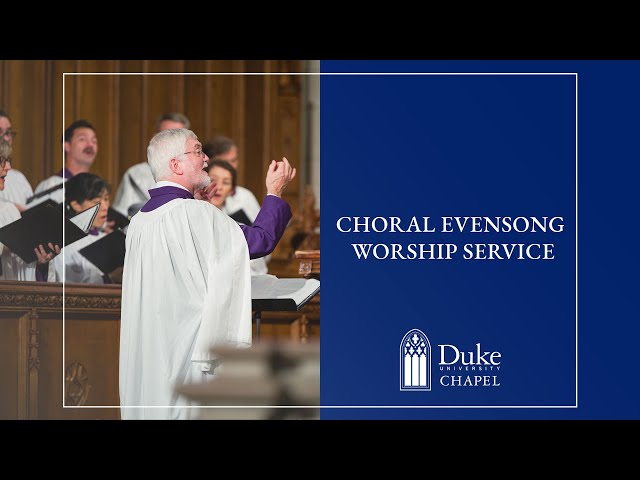 Choral Evensong Worship Service  - 11/26/23