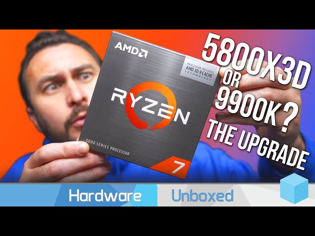 Upgrade From Ryzen 7 3700X to 5800X3D vs. Intel Core i9-9900K