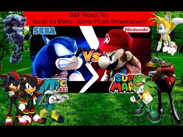 S&F React To: Sonic Vs Mario - Sonic Plush Smackdown