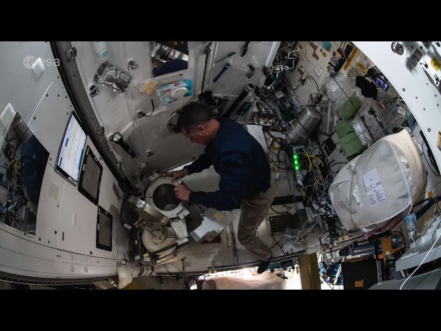 Watch astronauts install a toilet on space station in time-lapse